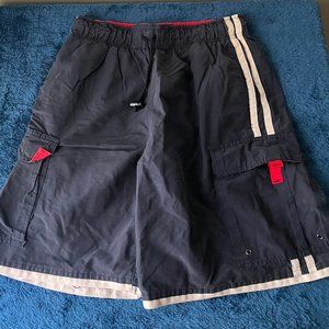 No Boundries Blue Swim Shorts Mens Medium (32-34) No Boundaries Elastic Waist